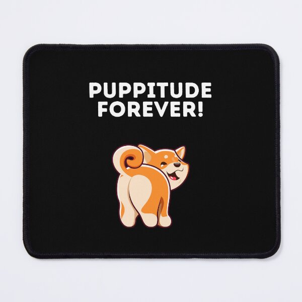 Item preview, Puppitude Forever Corgi B/W designed and sold by Dolsini Dog Designs.