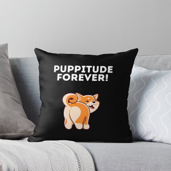 Item preview, Puppitude Forever Corgi B/W designed and sold by Dolsini Dog Designs.