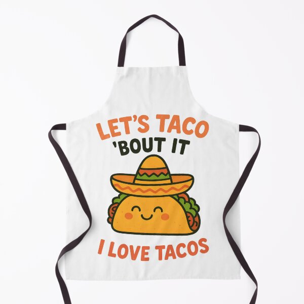 Item preview, Let’s Taco ’Bout It – Cute Funny Taco Pun designed and sold by Imaginationbeyond.