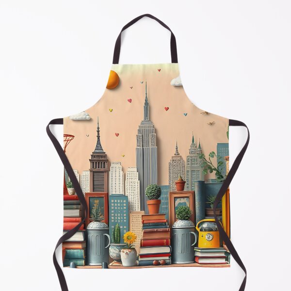 Item preview, Literary City Escape: Bookshelf & Skyline Aesthetic designed and sold by Mahe Jabeen.
