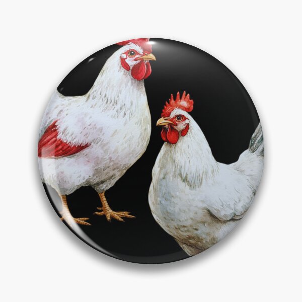 Item preview, She clucks, he crows - together since the coop days  designed and sold by Palmtree94.
