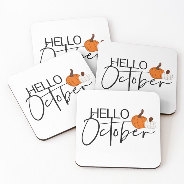Item preview, Hello October Fall Pumpkin Design designed and sold by RuweisVibes.