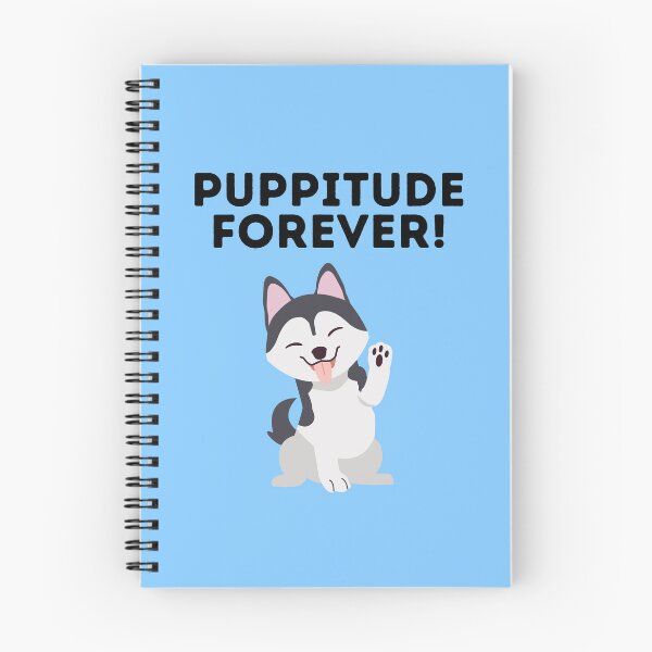 Item preview, Puppitude Forever Husky blue designed and sold by Dolsini Dog Designs.