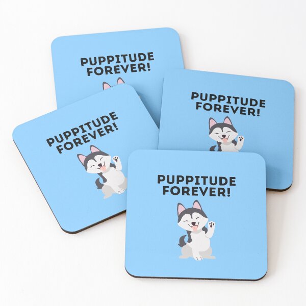 Item preview, Puppitude Forever Husky blue designed and sold by Dolsini Dog Designs.