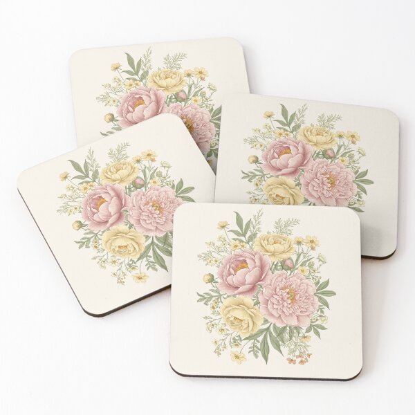 Item preview, Vintage Wildflower Bouquet Botanical Art Print 10 designed and sold by Pasteltone.