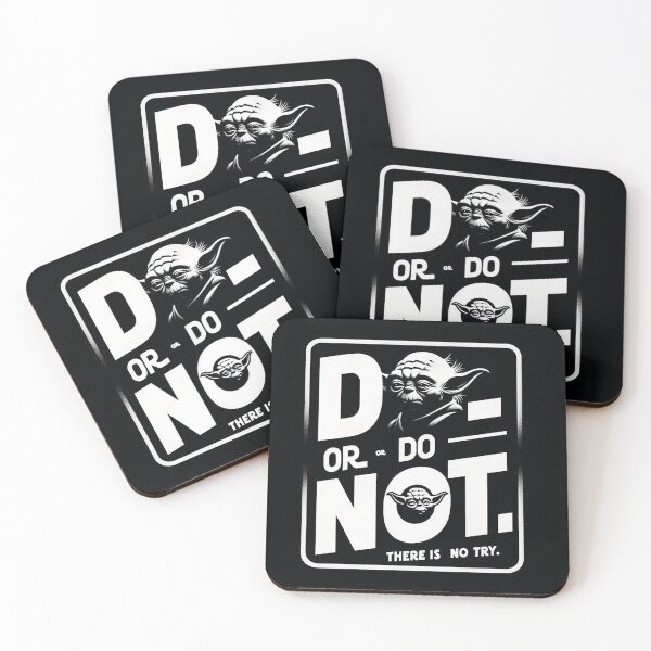 Item preview, Do Or Do Not Yoda Quote designed and sold by MiLaKK.