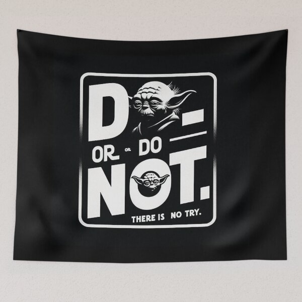 Item preview, Do Or Do Not Yoda Quote designed and sold by MiLaKK.