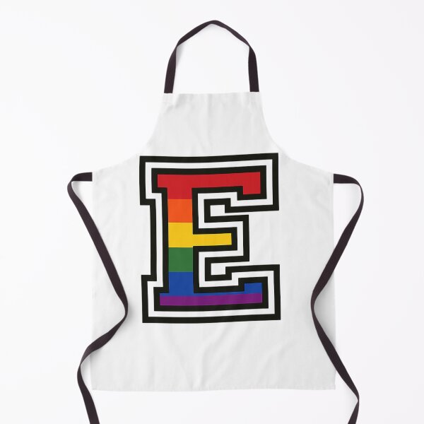 Item preview, Copy of Copy of varsity style Gay Pride Letter E designed and sold by JETSETPRIDE.