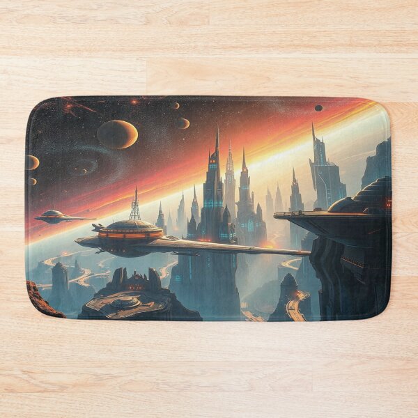 Item preview, Cosmic Citydreams – Between star flight and architectural poetry, a futurescape full of light and intuition designed and sold by FotoworldEdel.