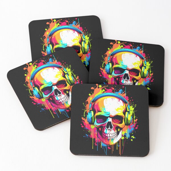 Item preview, Skull Headphones designed and sold by BuxomBabe21.