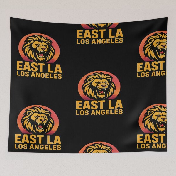 Item preview, East LA East Los Angeles Lion Pride – California Sunset Design designed and sold by RyoSaeba90.