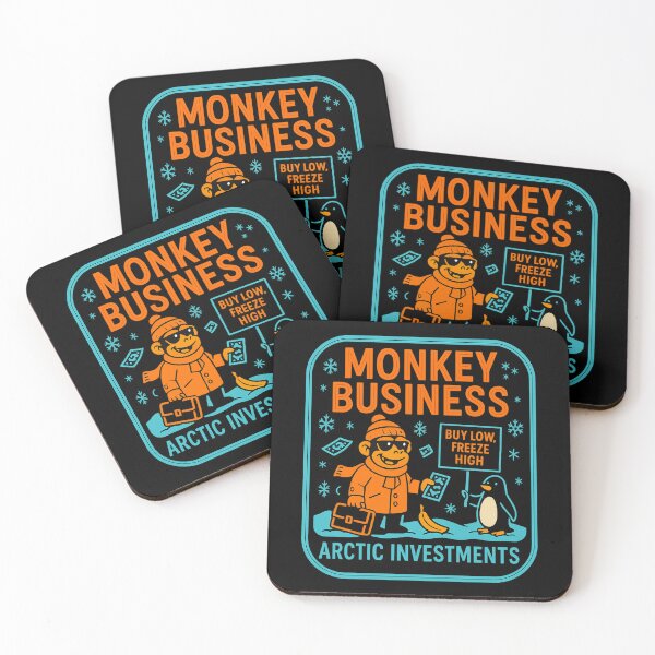 Item preview, MONKEY BUSINESS  – Arctic Investments T-Shirt designed and sold by NAJURE.