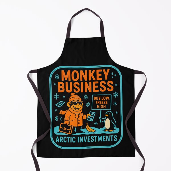 Item preview, MONKEY BUSINESS  – Arctic Investments T-Shirt designed and sold by NAJURE.