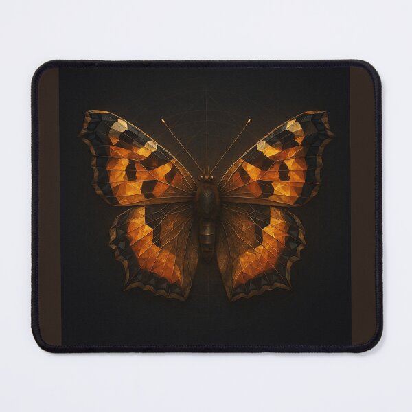 Item preview, Faceted Wings – Small Tortoiseshell of Amber Onyx designed and sold by GeoWild Designs.