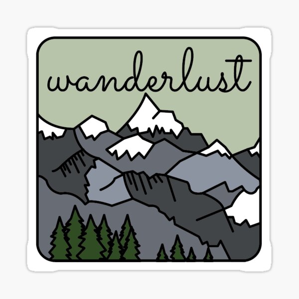 Wanderlust Sticker Sticker