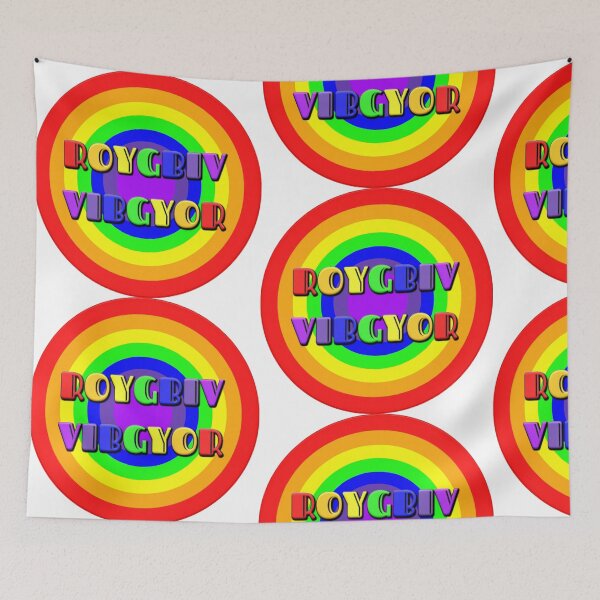 Item preview, ROYGBIV VIBGYOR Double Rainbow Color Spectrum  designed and sold by Faali950.