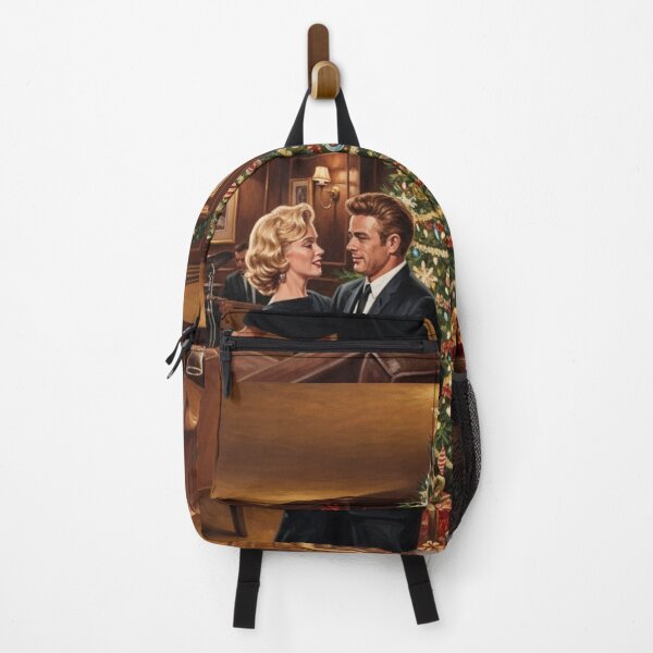 Item preview, Old Hollywood Christmas Dance: Marilyn Monroe and James Dean in Elegant Black Tie | Hollywood Holidays designed and sold by Art's Diner.