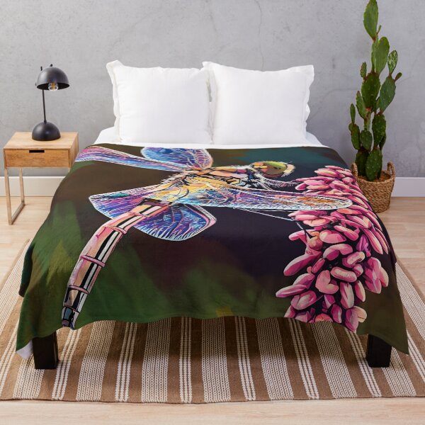 Item preview, Dragonfly with Pink Flower designed and sold by tomorrowsart.