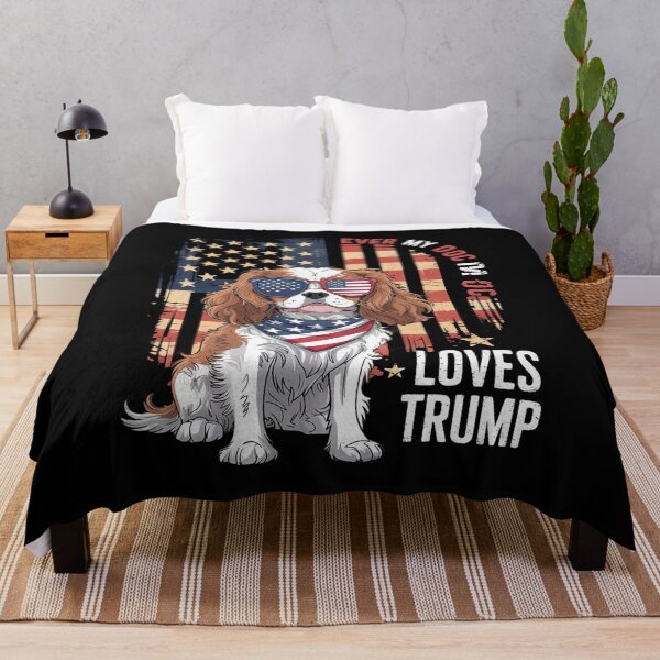 Item preview, Cavalier King Charles Spaniel Even My Dog Loves Trump  designed and sold by NeomiStoreSS.
