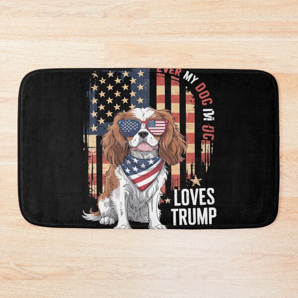 Item preview, Cavalier King Charles Spaniel Even My Dog Loves Trump  designed and sold by NeomiStoreSS.