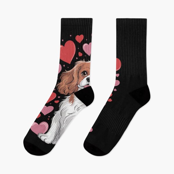 Item preview, Cavalier King Charles Spaniel Hearts Dog Breed  designed and sold by NeomiStoreSS.