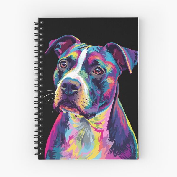 Artikelvorschau, Lebendiger Pop-Art-Hund – Neonfarbenes Portrait-Design entworfen und verkauft von snoezelstudio.