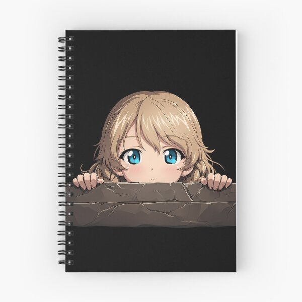 Artikelvorschau, Darjeeling Girls und Panzer Anime Chibi späht über Slate Ledge Blue Eyes entworfen und verkauft von TorbenKuhano.
