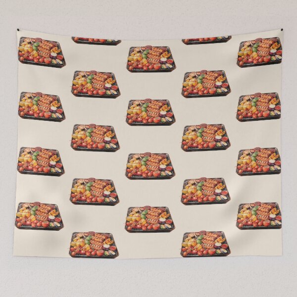 Item preview, Assorted Grilled Meats And Vegetables designed and sold by Alicia Chee.