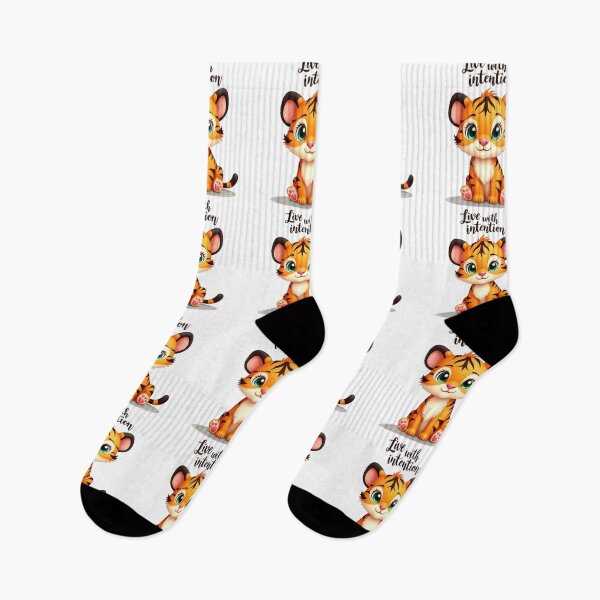 Aperçu de l'œuvre vis avec intention, adorable petit tigre mignon créée et vendue par nicnacc.
