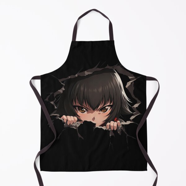 Item preview, Maho Nishizumi Girls Und Panzer Anime Chibi Breaking Through Dark Wall Scene designed and sold by TorbenKuhano.