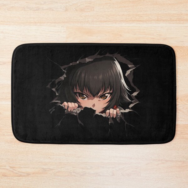 Item preview, Maho Nishizumi Girls Und Panzer Anime Chibi Breaking Through Dark Wall Scene designed and sold by TorbenKuhano.