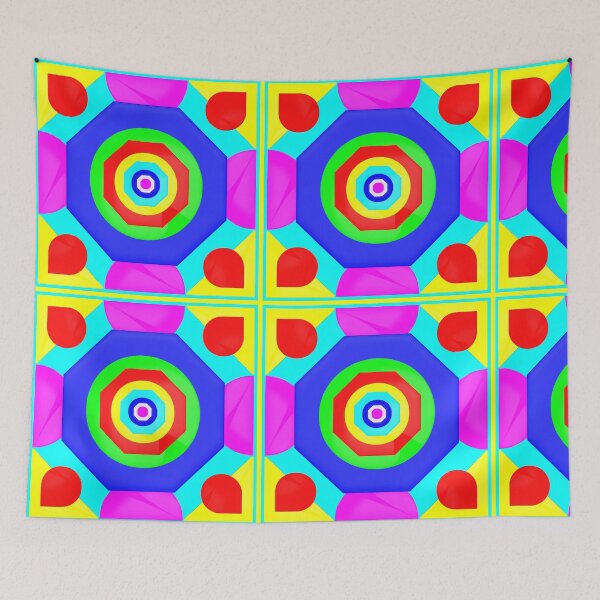 Item preview, Vibrant geometric mandala  designed and sold by Faali950.