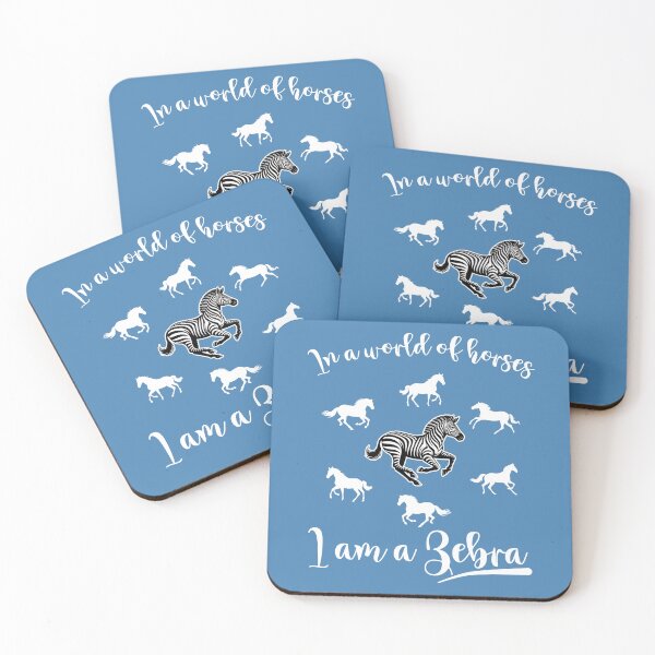 Item preview, Zebra Among Horses – Rare Disease Awareness designed and sold by Designs by Jesabee.