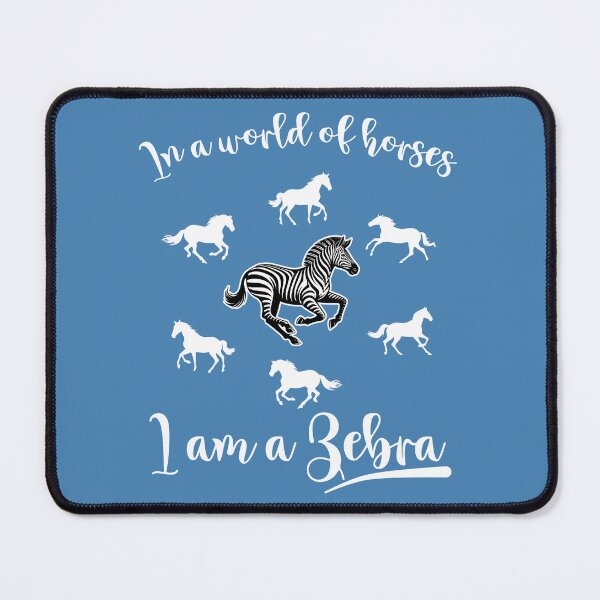 Item preview, Zebra Among Horses – Rare Disease Awareness designed and sold by Designs by Jesabee.