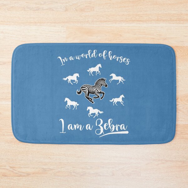 Item preview, Zebra Among Horses – Rare Disease Awareness designed and sold by Designs by Jesabee.