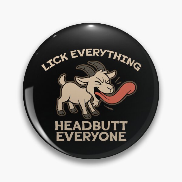 Item preview, Headbutt Everyone Goat Simulator designed and sold by ChunkByChunk.