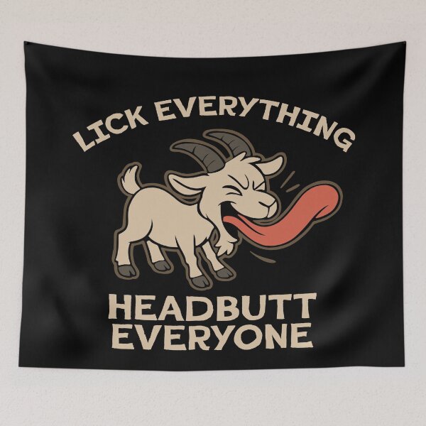 Item preview, Headbutt Everyone Goat Simulator designed and sold by ChunkByChunk.