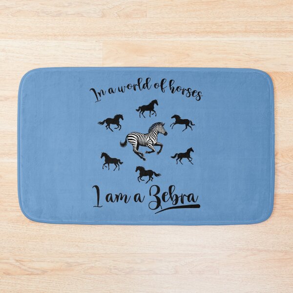 Item preview, Rare Disease Awareness - A Zebra Among Horses designed and sold by Designs by Jesabee.