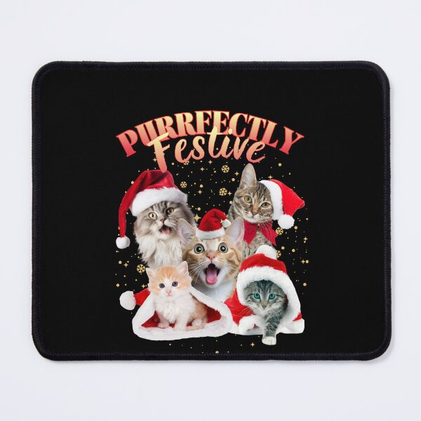Item preview, Cute cats collage, Purrfectly festive Christmas kittens designed and sold by coloursforkids.