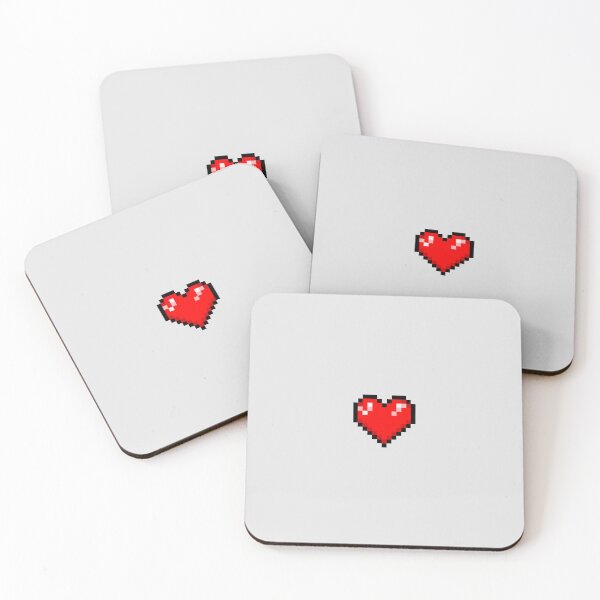 Item preview, Retro Pixel Heart - Classic Gaming Icon designed and sold by AJD-Designs.