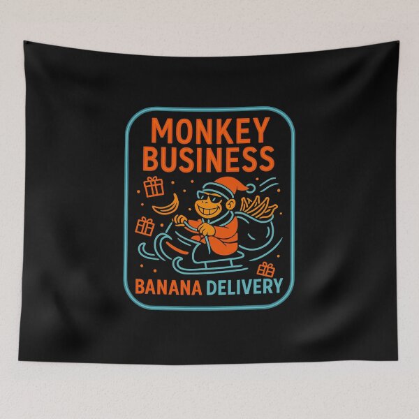 Item preview, MONKEY BUSINESS  – Banana Delivery T-Shirt designed and sold by NAJURE.