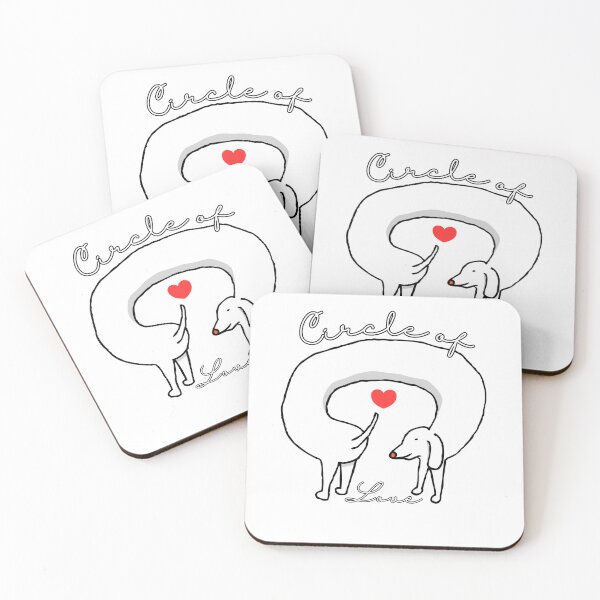 Item preview, Circle of love dachshund  designed and sold by BritishDelights.