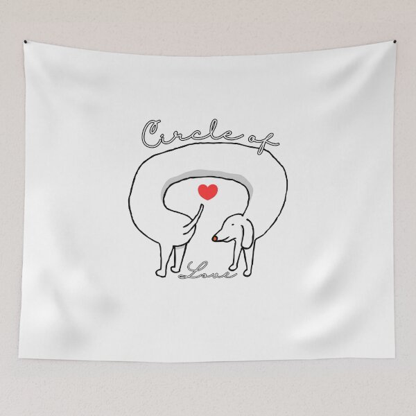 Item preview, Circle of love dachshund  designed and sold by BritishDelights.