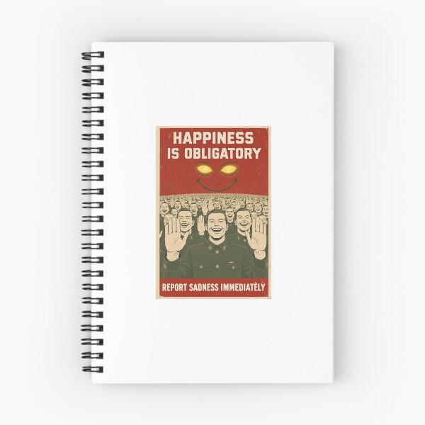 Item preview, Happiness Is Mandatory designed and sold by PictorialWhimsy.
