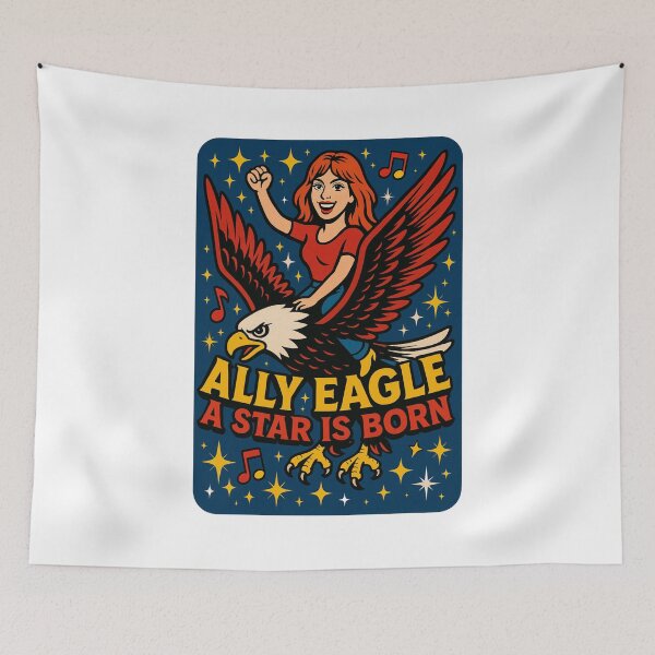 Item preview, Ally Eagle Star Born Adventure T-shirt Sticker designed and sold by GeniePixel.