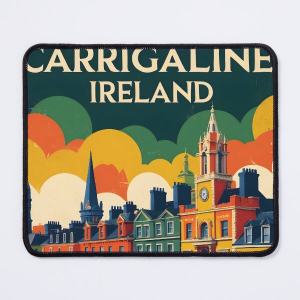 Item preview, Carrigaline Ireland 1950s Vintage Travel Tourism designed and sold by TravelersGems.