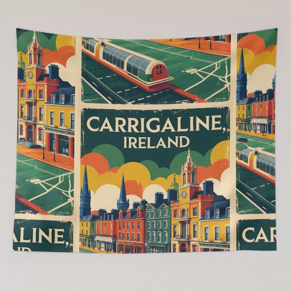 Item preview, Carrigaline Ireland 1950s Vintage Travel Tourism designed and sold by TravelersGems.