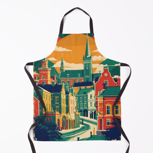 Item preview, Castlebar Ireland 1950s Vintage Travel Tourism designed and sold by TravelersGems.