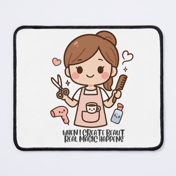 Item preview, Hairdresser kawaii style  designed and sold by KawaiiHero.