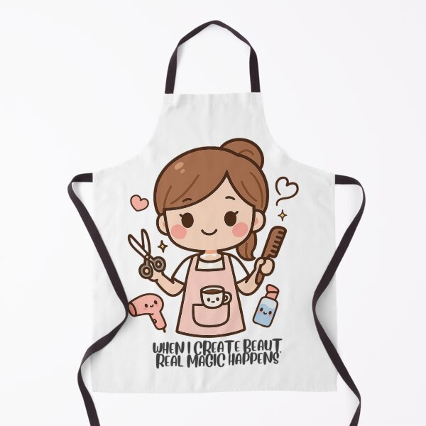 Item preview, Hairdresser kawaii style designed and sold by KawaiiHero.